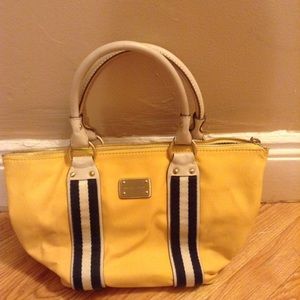 Michael Kors Yellow/Navy Purse!